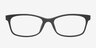 Dexter Black & Green PlasticEyeglass Frames from EyeBuyDirect, Front View