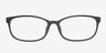 Sutherlin Black PlasticEyeglass Frames from EyeBuyDirect, Front View