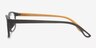 Sutherlin Black PlasticEyeglass Frames from EyeBuyDirect, Side View