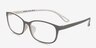 Sutherlin Grey & White PlasticEyeglass Frames from EyeBuyDirect, Angle View