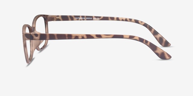 Sutherlin Écailles PlastiqueMontures de lunettes de vue d'EyeBuyDirect, Vue de Côté
