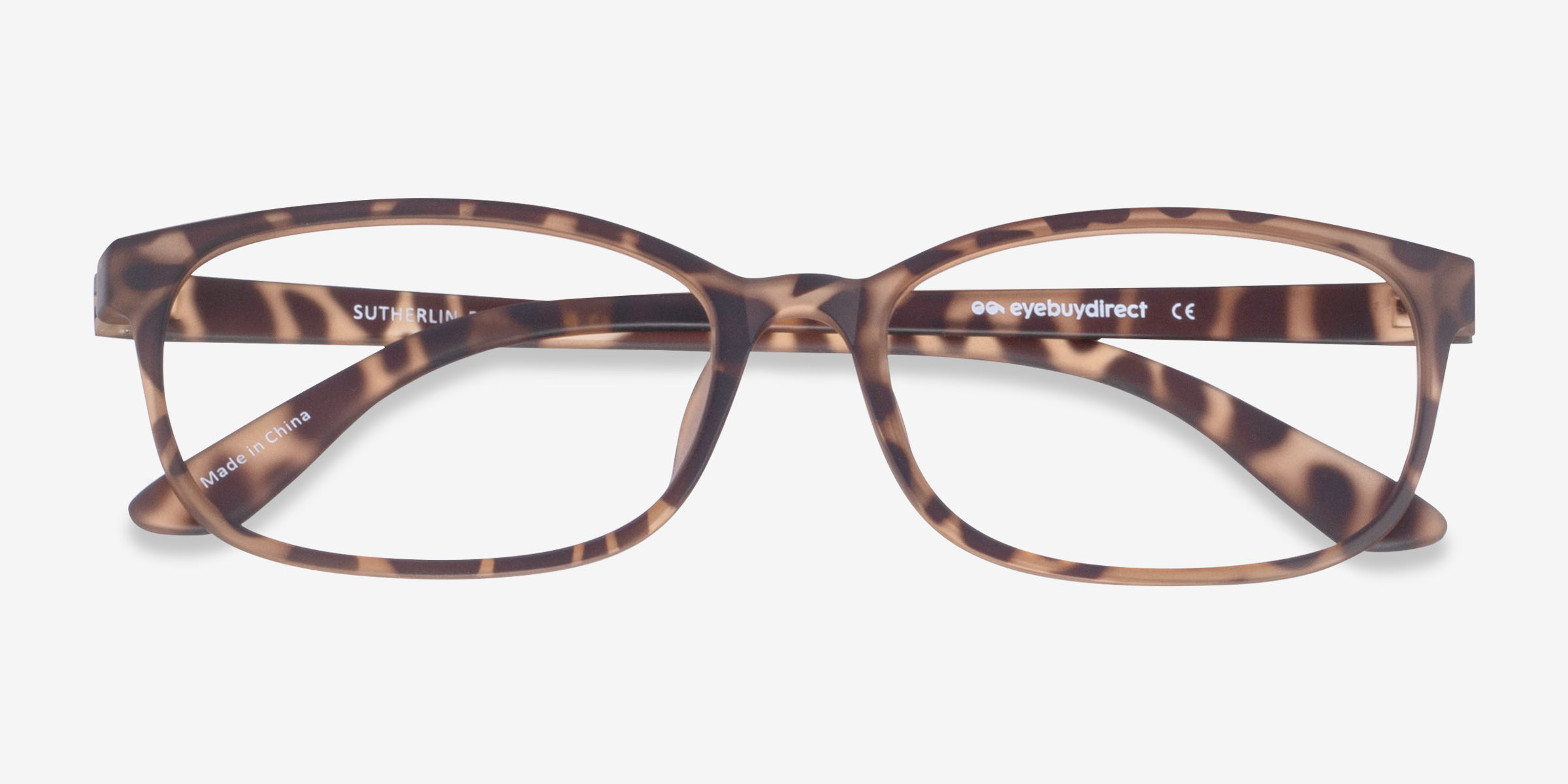 Sutherlin Rectangle Tortoise Glasses for Women | Eyebuydirect