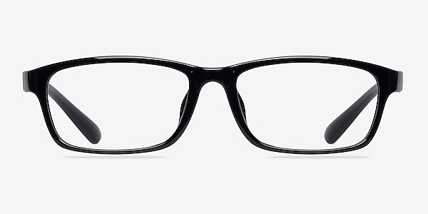 Cottage Black Plastic Eyeglass Frames