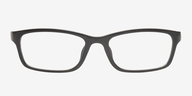 Cottage Black & Pink PlasticEyeglass Frames from EyeBuyDirect, Front View