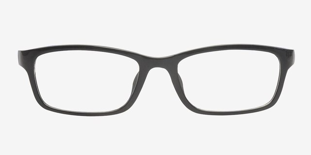 Cottage Black & Blue PlasticEyeglass Frames from EyeBuyDirect, Front View