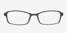 Prineville Black & Red PlasticEyeglass Frames from EyeBuyDirect, Front View