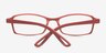 Prineville Black & Red PlasticEyeglass Frames from EyeBuyDirect, Closed View