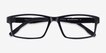 Bandon Black PlasticEyeglass Frames from EyeBuyDirect, Closed View