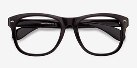 Myrtle Violet Plastique Montures de lunettes de vue d'EyeBuyDirect, Vue Rapprochée