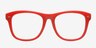 Myrtle Red PlasticEyeglass Frames from EyeBuyDirect, Front View