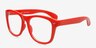 Myrtle Red PlasticEyeglass Frames from EyeBuyDirect, Angle View