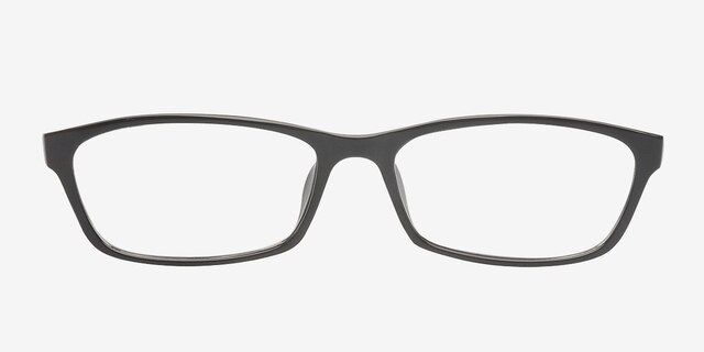 Klamath Black & White PlasticEyeglass Frames from EyeBuyDirect, Front View
