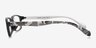 Klamath Black & White PlasticEyeglass Frames from EyeBuyDirect, Side View