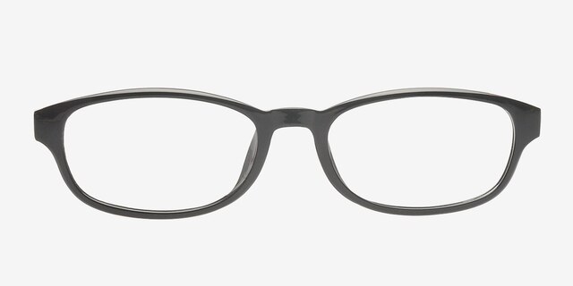 Medford Black & Brown PlasticEyeglass Frames from EyeBuyDirect, Front View