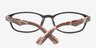 Medford Black & Brown PlasticEyeglass Frames from EyeBuyDirect, Closed View