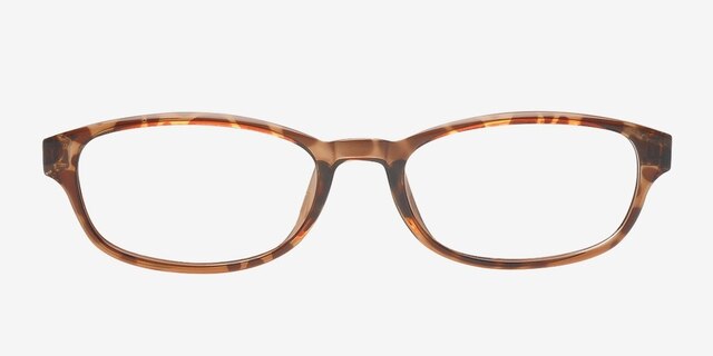 Medford Tortoise PlasticEyeglass Frames from EyeBuyDirect, Front View