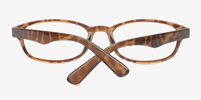 Medford Tortoise PlasticEyeglass Frames from EyeBuyDirect, Closed View