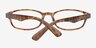 Medford Tortoise PlasticEyeglass Frames from EyeBuyDirect, Closed View