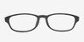 Medford Black PlasticEyeglass Frames from EyeBuyDirect, Front View