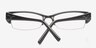 Mcloughlin Black PlasticEyeglass Frames from EyeBuyDirect, Closed View