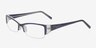 Mcloughlin Navy PlasticEyeglass Frames from EyeBuyDirect, Angle View