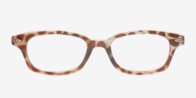 Ketchum Brown PlasticEyeglass Frames from EyeBuyDirect, Front View