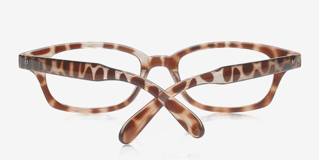 Ketchum Brown PlasticEyeglass Frames from EyeBuyDirect, Closed View