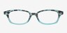Ketchum Blue PlasticEyeglass Frames from EyeBuyDirect, Front View