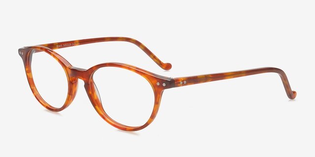 Brett Écailles AcétateMontures de lunettes de vue d'EyeBuyDirect, Vue d'Angle