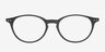 Brett Noir AcétateMontures de lunettes de vue d'EyeBuyDirect, Vue de Face
