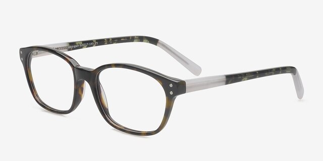 Abbigail Tortoise AcetateEyeglass Frames from EyeBuyDirect, Angle View