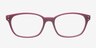Abbigail Violet AcétateMontures de lunettes de vue d'EyeBuyDirect, Vue de Face
