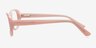 Abby Pink AcetateEyeglass Frames from EyeBuyDirect, Side View