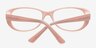 Abby Pink AcetateEyeglass Frames from EyeBuyDirect, Closed View
