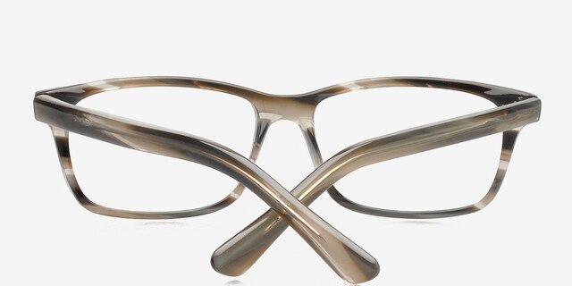 Abel Grey AcetateEyeglass Frames from EyeBuyDirect, Closed View
