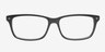 Abel Black AcetateEyeglass Frames from EyeBuyDirect, Front View