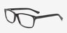 Abel Black AcetateEyeglass Frames from EyeBuyDirect, Angle View