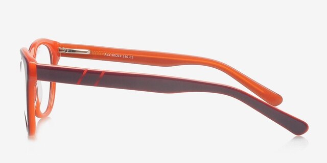 Ada Purple AcetateEyeglass Frames from EyeBuyDirect, Side View