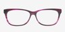 Aden Purple AcetateEyeglass Frames from EyeBuyDirect, Front View