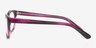 Aden Purple AcetateEyeglass Frames from EyeBuyDirect, Side View