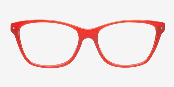 Adelaide Rouge Acétate Montures de lunettes de vue
