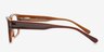Adonis Brun AcétateMontures de lunettes de vue d'EyeBuyDirect, Vue de Côté