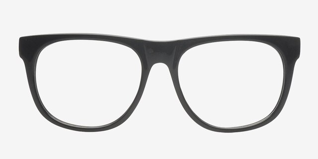 Corin Black AcetateEyeglass Frames from EyeBuyDirect, Front View