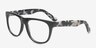 Corin Black AcetateEyeglass Frames from EyeBuyDirect, Angle View