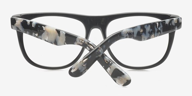 Corin Black AcetateEyeglass Frames from EyeBuyDirect, Closed View