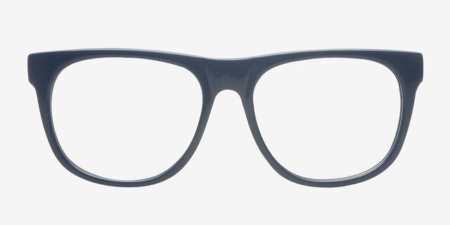 Corin Navy AcetateEyeglass Frames from EyeBuyDirect, Front View