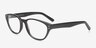 Drew Black AcetateEyeglass Frames from EyeBuyDirect, Angle View