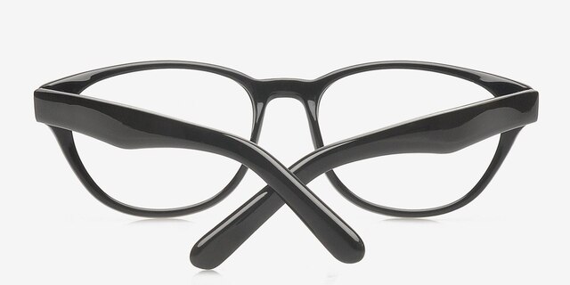 Drew Black AcetateEyeglass Frames from EyeBuyDirect, Closed View