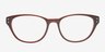 Drew Burgundy AcetateEyeglass Frames from EyeBuyDirect, Front View