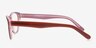 Drew Burgundy AcetateEyeglass Frames from EyeBuyDirect, Side View